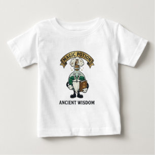 Botto Ancient Wisdom Wizard Magic Potion Owl Retro Baby T-Shirt