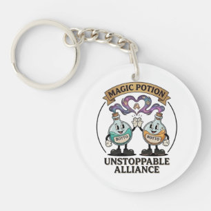 Botto Brand Unstoppable Alliance Retro Magic Potio Key Ring