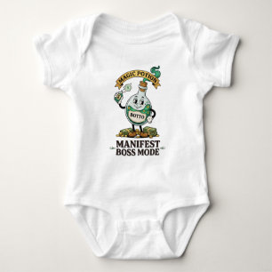 Botto Manifest Boss Mode Retro 1930s Cartoon Potio Baby Bodysuit