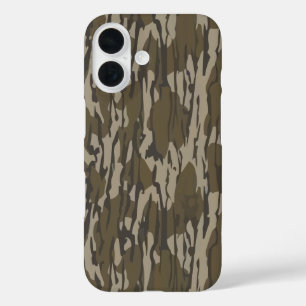 Bottom Lands Camo for Men Hunting Apparel Gear iPhone 16 Case
