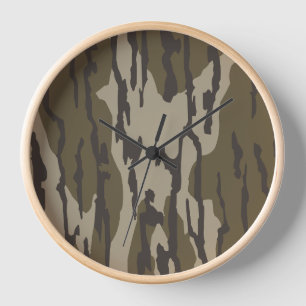 Bottom Lands Camo for Men Hunting Apparel Gear Clock