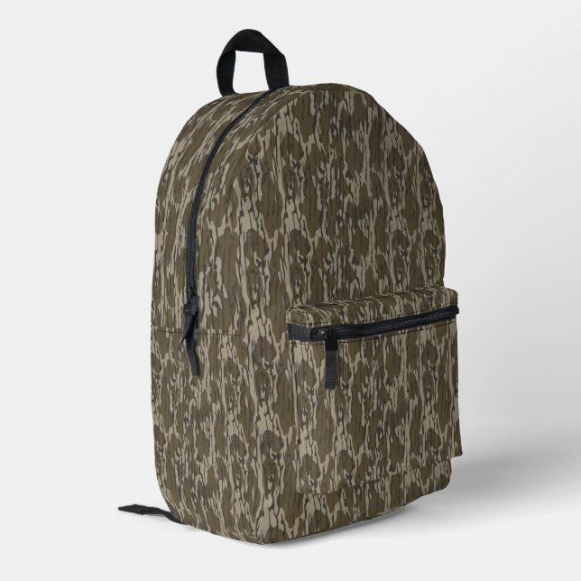 Bottom Lands Camo for Men Hunting Apparel Gear Printed Backpack (Back Corner Left)