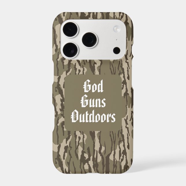 Bottom Lands Camo God, Guns & Outdoors (Back)