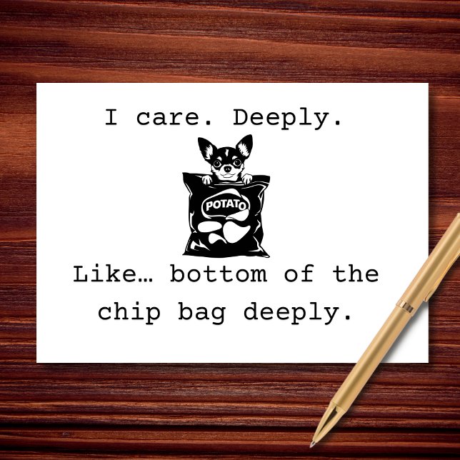 Bottom Of The Chip Bag Feelings Card (Creator Uploaded)