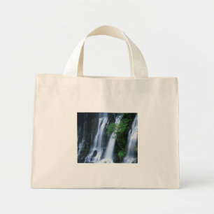 Bottom ofTriple waterfall On A Stripped Canvas Bag