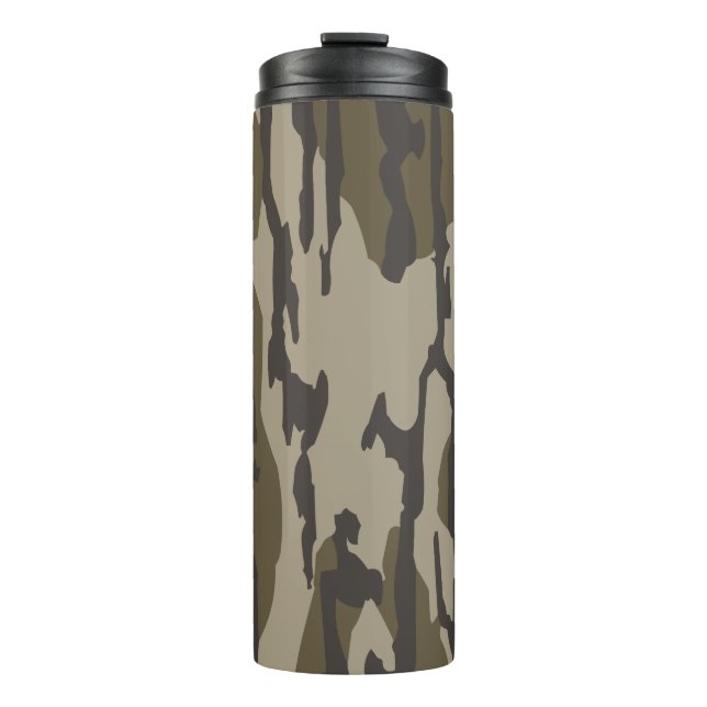 Bottomland Camo Case For Men Women Thermal Tumbler (Front)