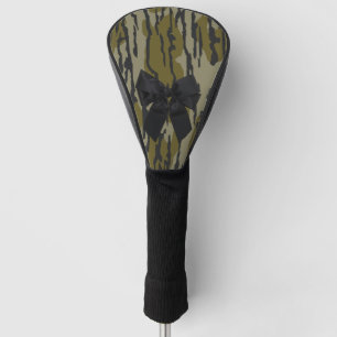 Bottomland Camo Cute Bow Ribbon for Women & Girls Golf Head Cover