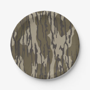 Bottomland camo for men hunting apparel paper plate