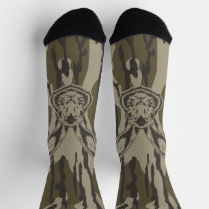 Bottomland Camo Hunting Camo Rabbit Socks