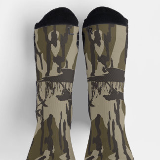Bottomland Camo Skin Dog and Ducks Socks
