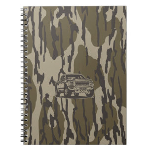 Bottomland Camo Truck Off Road Hunting Camo Notebook
