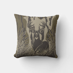 Bottomland camo whitetail deer buck hunting camo cushion