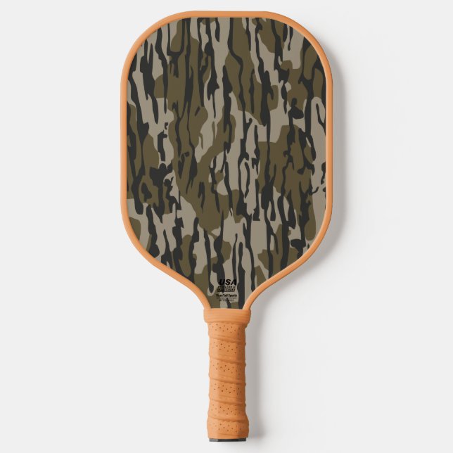Bottomland Camouflage Pickleball Paddle  (Front)