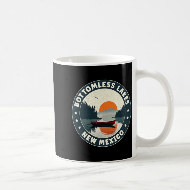 Bottomless Lakes New Mexico Sunset T Shirt  Coffee Mug (Right)
