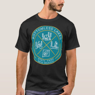 Bottomless Lakes State Park Heraldic Logo T-Shirt