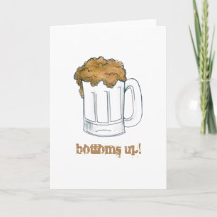 Bottoms Up! Beer St. Saint Paddy's Oktoberfest Card