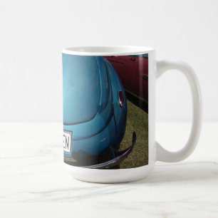 Bottoms Up BLUE Kruzen classic car wide Coffee Mug