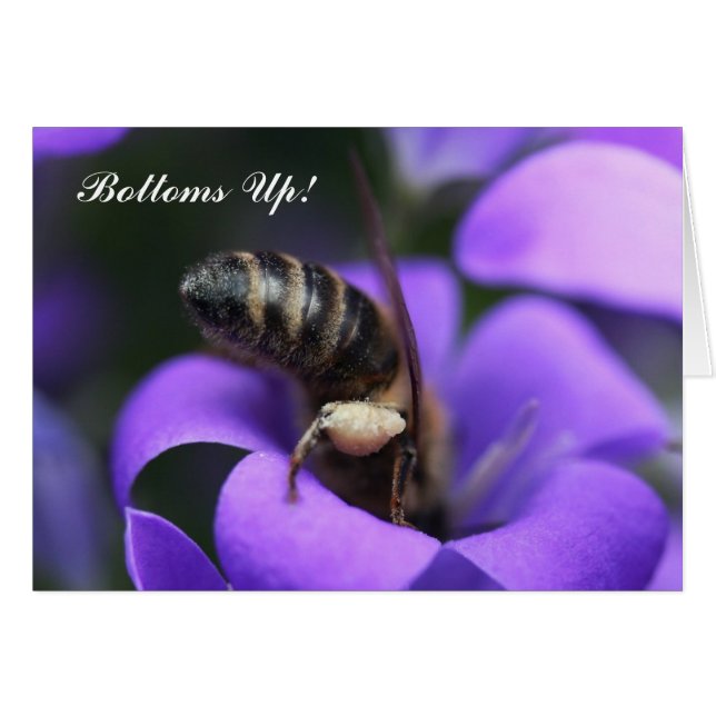 Bottoms up! Card (Front Horizontal)