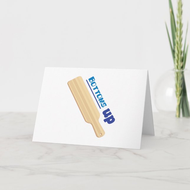 Bottoms Up Card (Front)