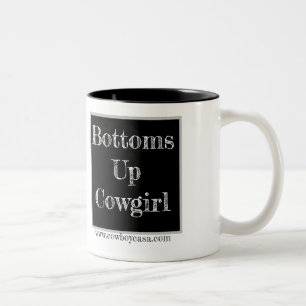 Bottoms Up Cowgirl Mug