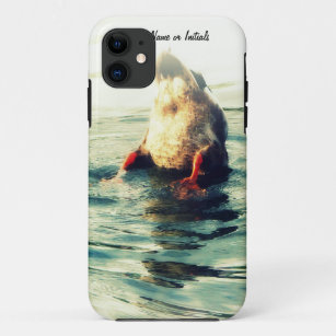 Bottoms UP! Funny Duck Butt Photo iPhone 11 Case