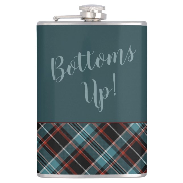 Bottoms Up! Hip Flask (Front)