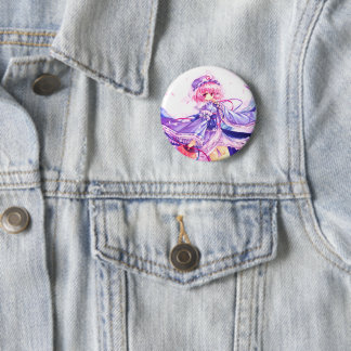 Botton - Yuyuko Saigyouji - Touhou 6 Cm Round Badge