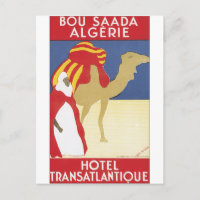 Bou Saada Algerie Vintage Travel Poster