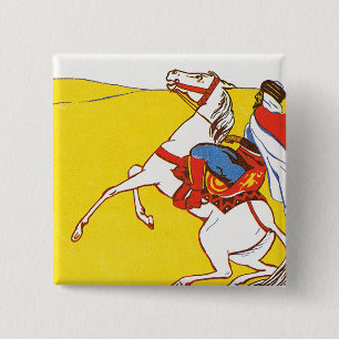 Bou-Saada Hotel Du Caid 15 Cm Square Badge