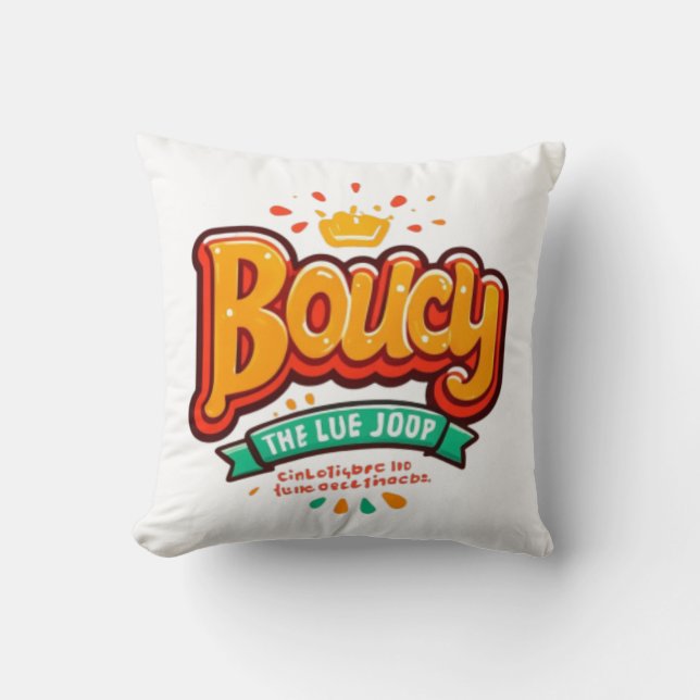 Boucy Crown Fun Tee Cushion (Front)