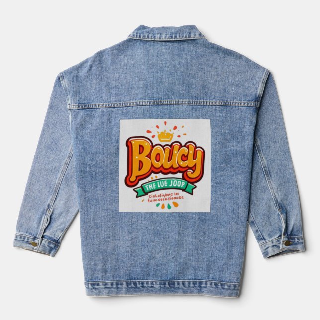 Boucy Crown Fun Tee Denim Jacket (Back)