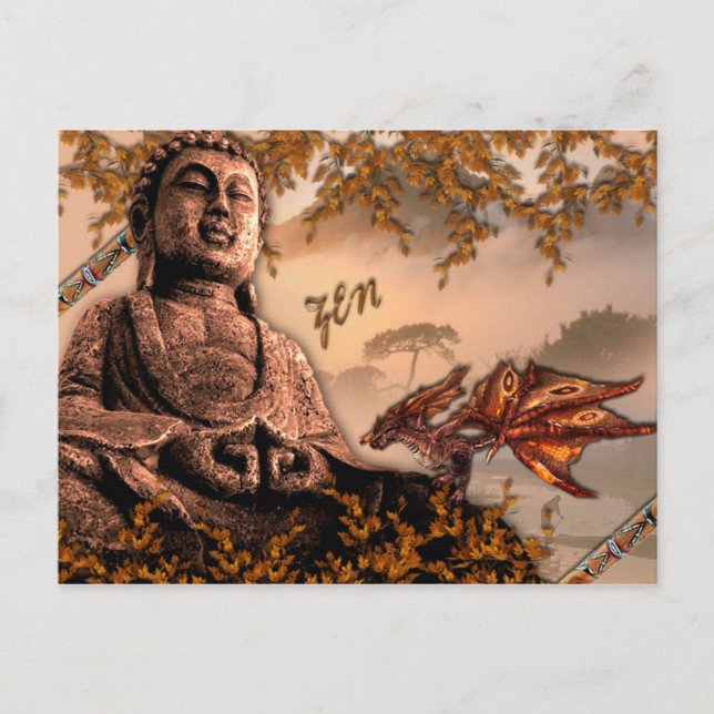 Bouddha Zenement Postcard (Front)