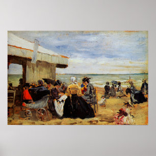 Boudin - Beach Scene Poster