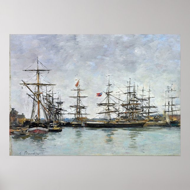 Boudin - Deauville 1880 Poster (Front)