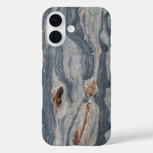 Boudinaged Limestone Rock Texture Print iPhone 16 Case