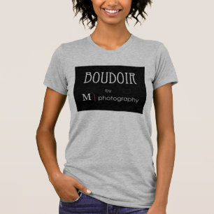 Boudoir by M   photography ladies' tshirt