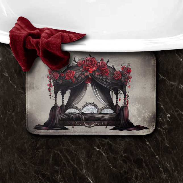 Boudoir | Canopy Scarf Old Victoran Poster Bed Bath Mat (Creator Uploaded)