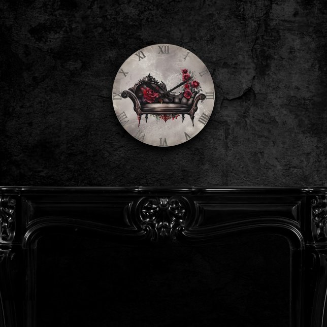 Boudoir Chaise | Victorian Fainting Lounger Couch Round Clock (Creator Uploaded)