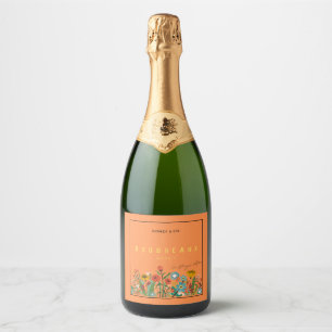 Boudreaux Bubbly - Courtney's Edition (Version 2) Sparkling Wine Label