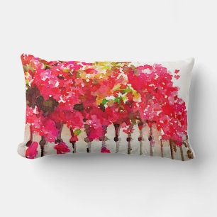 Bougainvillea accent cushion