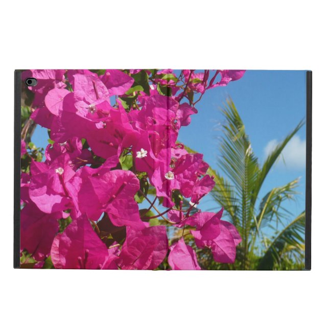 Bougainvillea and Palm Tree Tropical Nature Scene Powis iPad Air 2 Case (Outside)