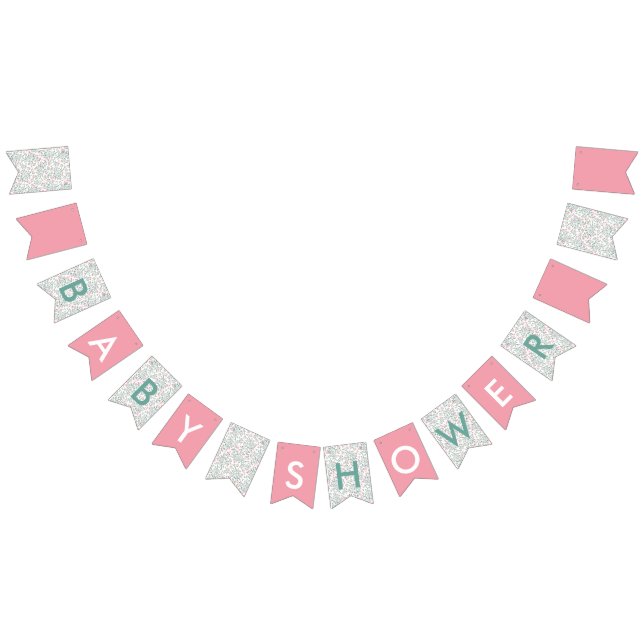 Bougainvillea Baby Shower Bunting (All)