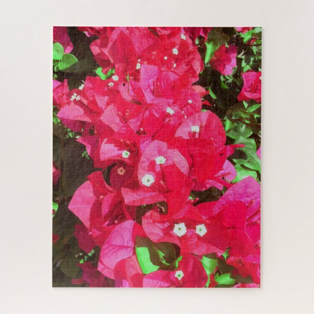 Bougainvillea Cascade Puzzle (Vertical)