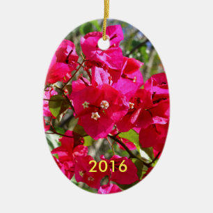 Bougainvillea Ceramic Ornament
