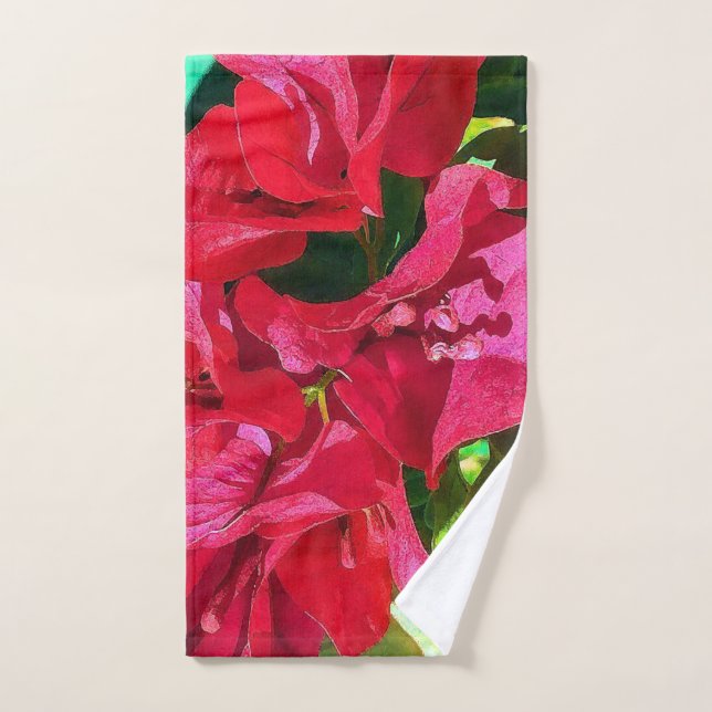 Bougainvillea Closeup  Hand Towel (Hand Towel)