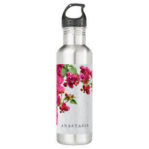 Bougainvillea Floral Mediterranean Greek Island 710 Ml Water Bottle