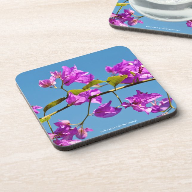 Bougainvillea Flowers Coaster (Left Side)