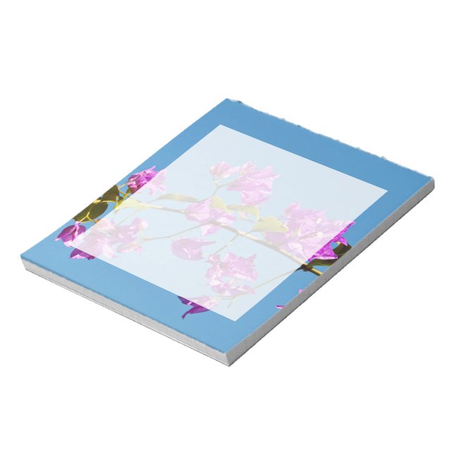 Bougainvillea Flowers Notepad (Rotated)