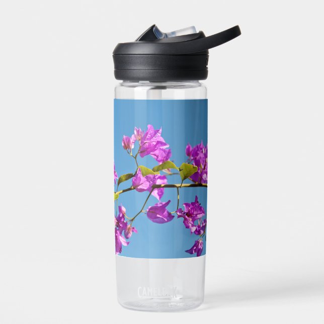 Bougainvillea Flowers Water Bottle (Left)