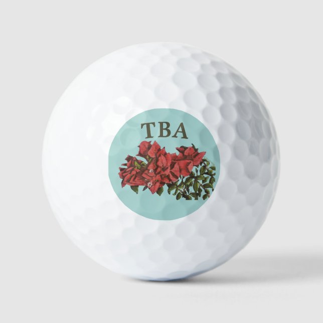 Bougainvillea Golf Balls (Front)